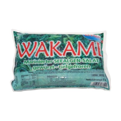 Marinuotos šaldytos Wakame jūros dumblių salotos, 1kg