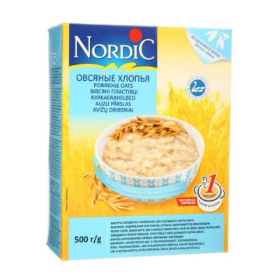 Oatmeal instant NORDIC, 500 g