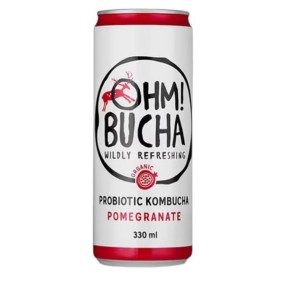 Drink Kombučia lemon and mint flavor, 350 ml