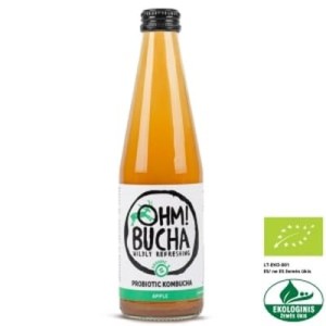 Drink Kombučia apple flavor, 350 ml