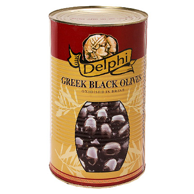 Black olives boneless Giants Delpphi, 4250g / 2000g