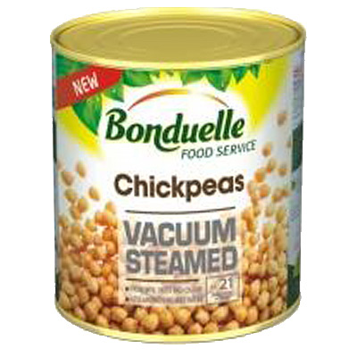 Chickpeas vacuum Bonduelle, 2,55 kg / 2.1 kg