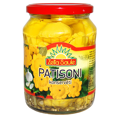 Patisonai marinuoti, 860 g / 470 g