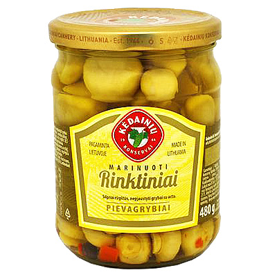 Mushrooms canned KKF, 480 g / 255 g
