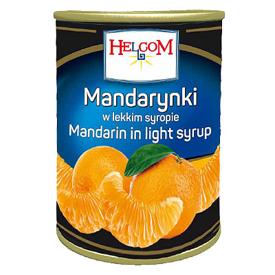 Mandarin segments, HELCOM, 2.5 kg / 1500 g