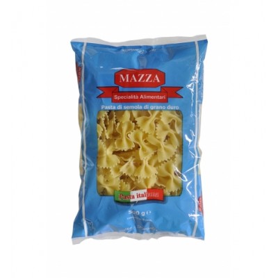 Makaronai kaspinėliai (Farfalle) MAZZA Italija, 500 g