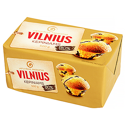 Vilnius Margarine 80%, 500 g
