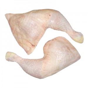 Frozen quarters of broiler chickens, (packing+/-2 kg), kg