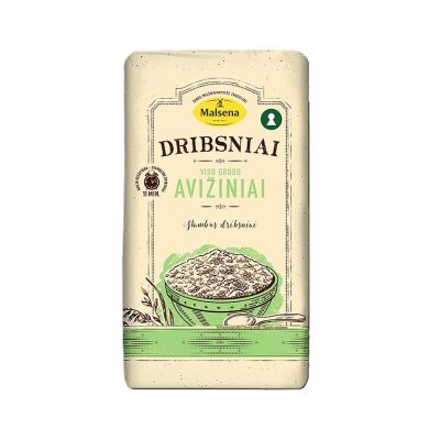 Whole grain oatmeal, Malsena, 1.5 kg