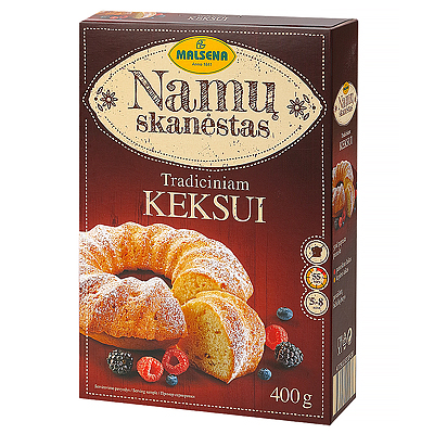 Mišinys keksams tradicinis Malsena, 400 g