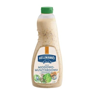 Honey and Mustard Salad Dressing Hellmanns, 1 L