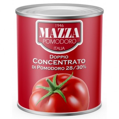 Tomato paste 28/30 brix, MAZZA Italy 4,5 kg