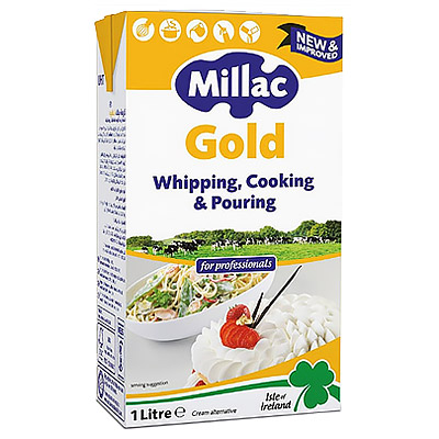 Cream and vegetable fat mixture Milac GOLD,  33,5%, 1 L