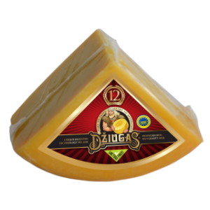 Sūris kietas DŽIUGAS 40%, 12 mėn., kg