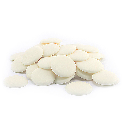 White chocolate glaze in tablets, 1 kg