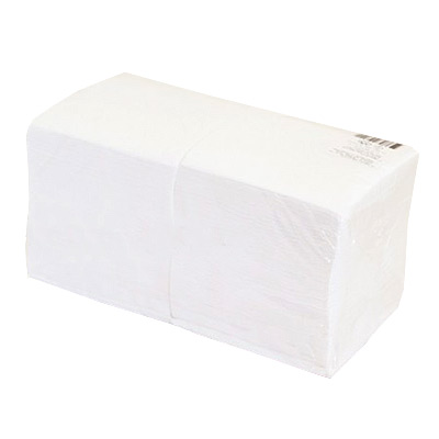 Napkins white, 1 layer, 24x24cm, 400 pcs