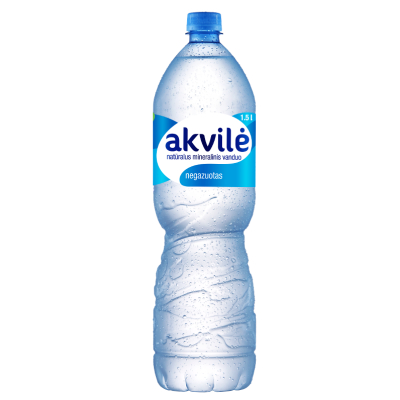 Mineral water non-carbonated AKVILĖ, 1.5 L