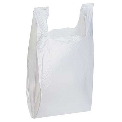 Bags with handle 25 microns, 40 x 10 x 65 cm, 100 pcs
