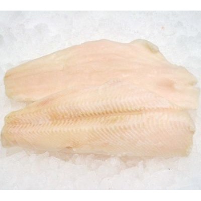 Black halibut fillet with skin, frozen, 10 kg
