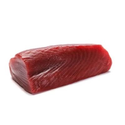 Yellowtail tuna fillet without skin 2-5 kg, frozen, Sashimi, kg